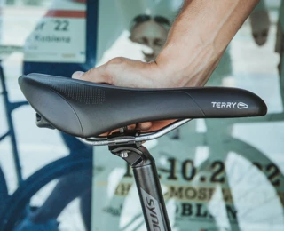 A Terry saddle with properly adjusted after seat