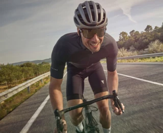 Road cyclist rides the Terry Fly Arteria